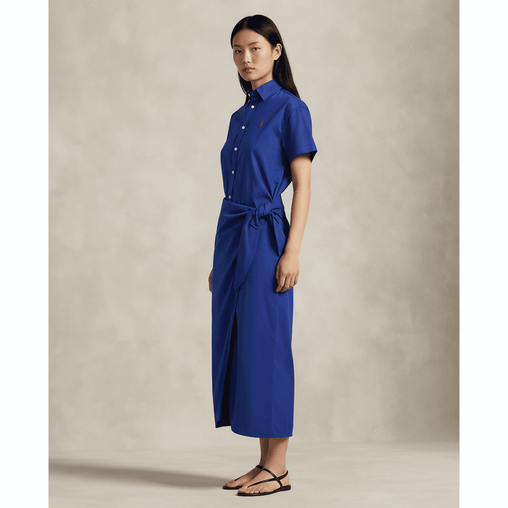 Wrap Shirt Dress generated output