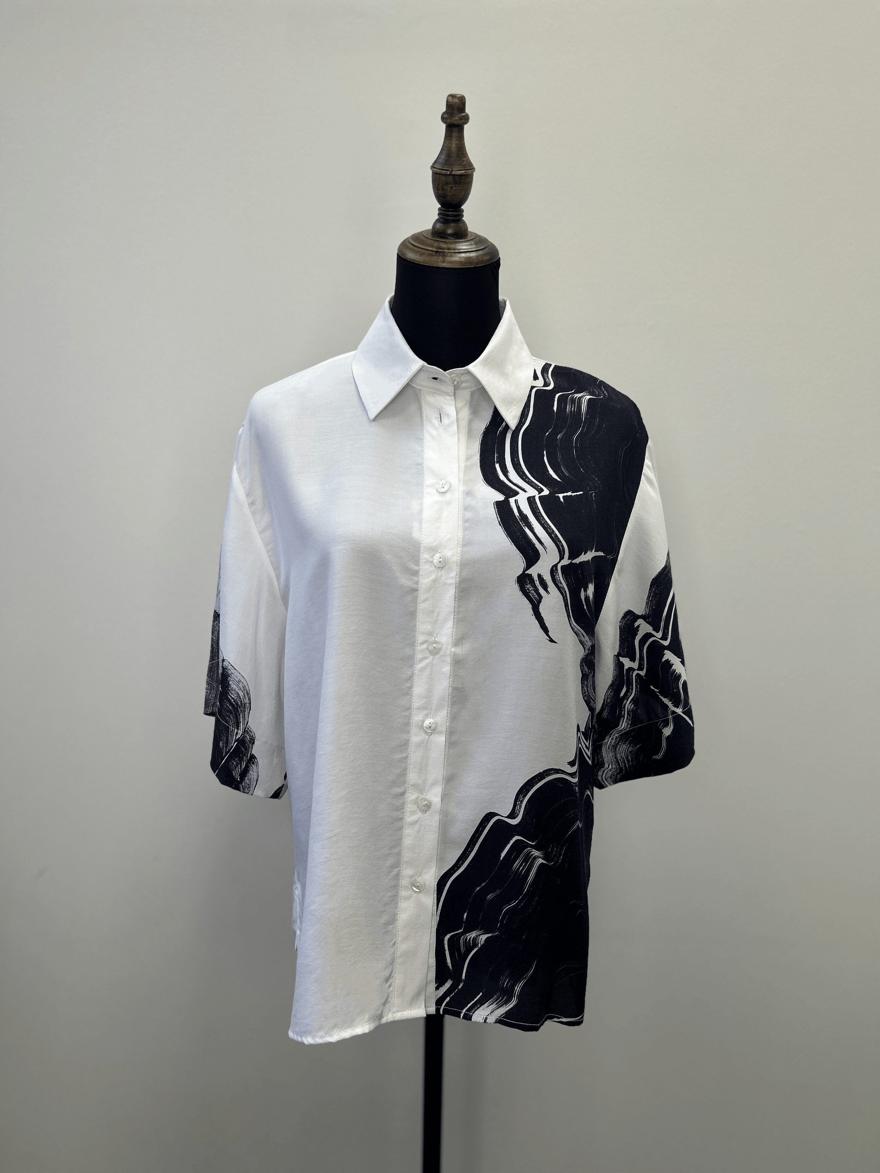 Printed Button-Up Shirt product image
